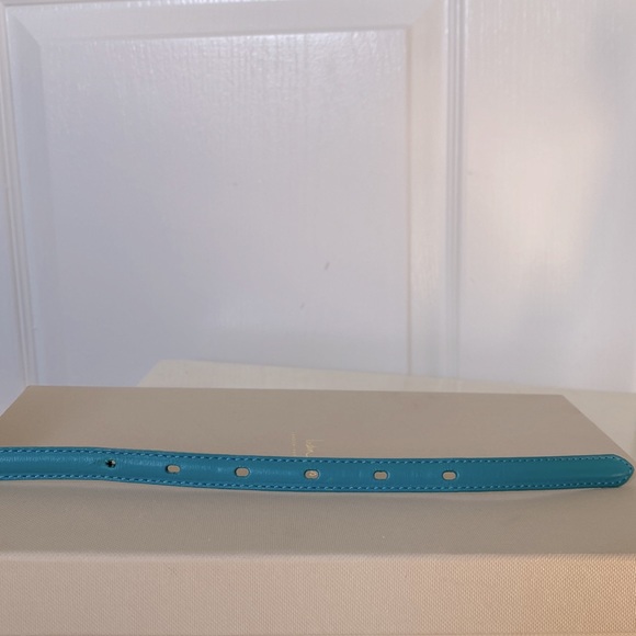Skinny leather belt size M - Picture 3 of 6